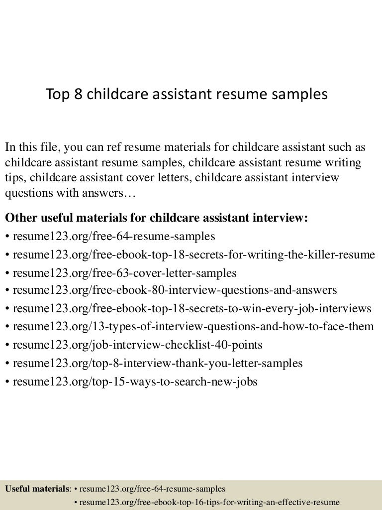 caregiver objective